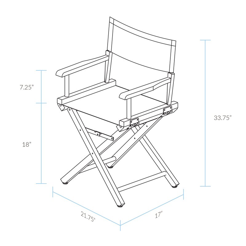 Casual Home Folding Director Chair Reviews Wayfair   Folding Director Chair 